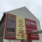 výšková práce na výškové plošině - instalace billboardu