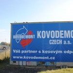 instalace billboardu na budově