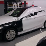 celopolep BMW - postup lepení